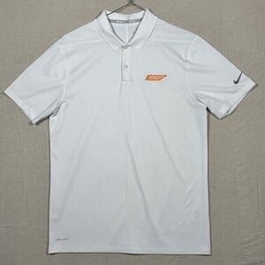 Nike Golf Dri-FIT Tennessee Volunteers NCAA Polo Shirt Mens Medium White